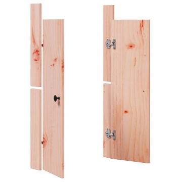 Uși pentru grătar 2 buc 50x9x82 cm Lemn masiv de duglas - Img 3