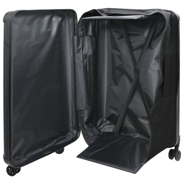 Valiză Pliabilă cu Carcasă Dură 28'' Neagră 50x30x76 cm ABS - Img 1