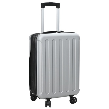 Valiză pliabilă cu husă dură de 20in argintie 34 x 23 x 55.5 cm ABS - Img 2
