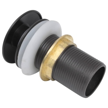 Ventil scurgere push, fără preaplin, gri, 6,4x6,4x9,1 cm - Img 4