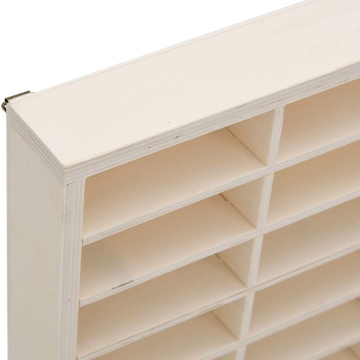 Vitrina de colecție din lemn cu 80 de compartimente - Img 6