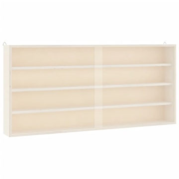 Vitrina de colecție din lemn cu uși 80x8,5x37 cm - Img 2