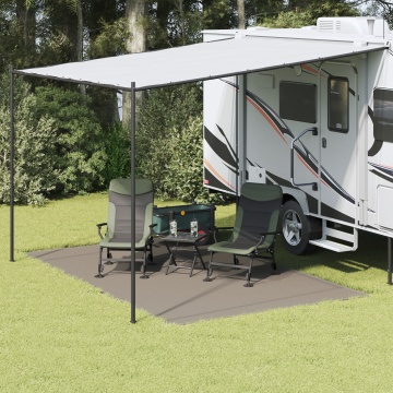 Accesoriu Cort Gri deschis Poliester 250 x 400 cm Portabil - Img 1