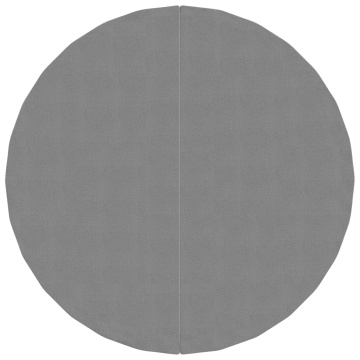 Acoperire geotextil piscină, gri deschis, Ø244 cm, poliester - Img 2