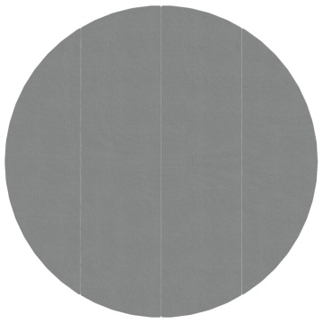 Acoperire geotextil piscină, gri deschis, Ø428 cm, poliester - Img 2