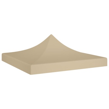 Acoperiș pentru cort de petrecere, bej, 3 x 3 m, 270 g/m² - Img 1