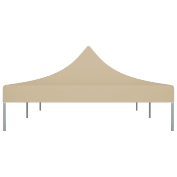 Acoperiș pentru cort de petrecere, bej, 6 x 3 m, 270 g/m² - Img 4