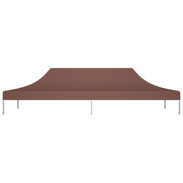 Acoperiș pentru cort de petrecere, maro, 6 x 3 m, 270 g/m² - Img 3