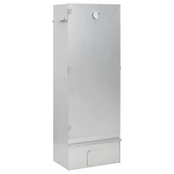 Afumătoare grătar cu așchii lemn 44,5x29x110 cm oțel galvanizat - Img 2