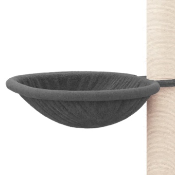 Ansamblu de pisici, stâlpi din funie sisal, gri închis, 94,5 cm - Img 5