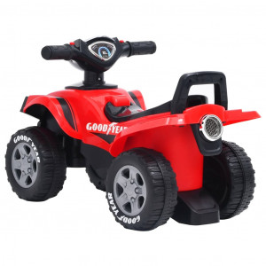 ATV ride-on pentru copii Good Year, roșu - Img 4