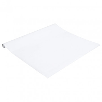 Autocolant pentru mobilier, alb mat, 90x500 cm, PVC - Img 4