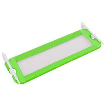 Balustradă de protecție pat copii, verde, 120x42 cm, poliester - Img 4