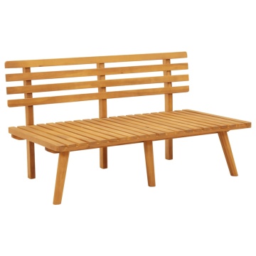 Bancă de grădină cu perne, 115 cm, lemn masiv de acacia - Img 12