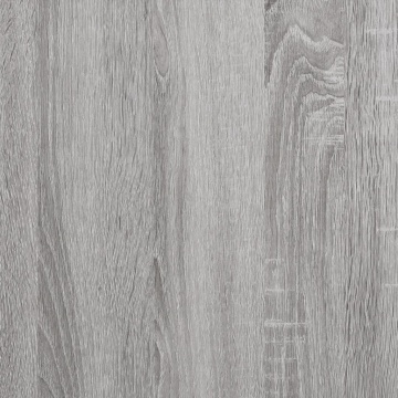 Bancă de pantofi, gri sonoma, 82x32x50 cm, lemn prelucrat - Img 7