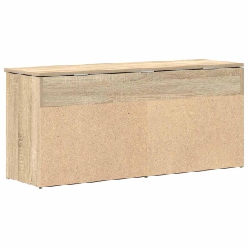 Bancă de pantofi Stejar Sonoma 102x30,5x45 cm Lemn prelucrat - Img 5