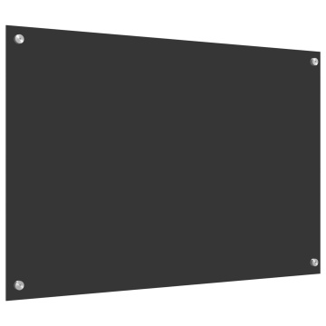 Bancheta pentru bucătărie Gri închis 90x60x0,6 cm Sticlă securizată - Img 4