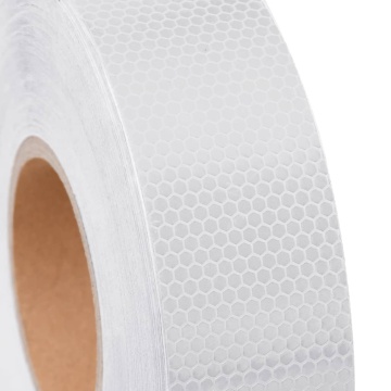 Banda reflectorizantă, alb, 5 cm x 50 m, PVC - Img 6