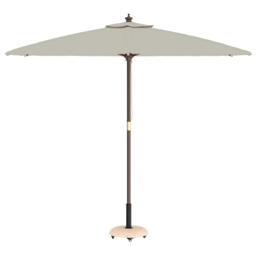 Bază de Parasol cu Roți pentru Stâlpi de 37/42/52/58mm Piatra Galbenă - Img 3