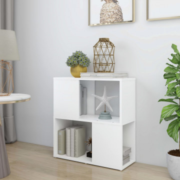 Bibliotecă, alb, 60 x 24 x 63 cm, PAL - Img 1