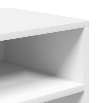 Bibliotecă, alb, 66x31x80 cm, lemn prelucrat - Img 6