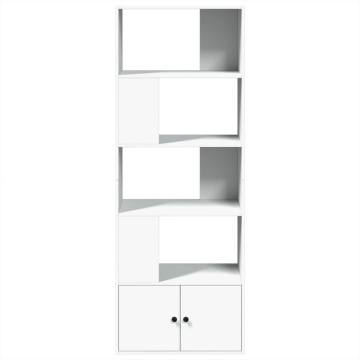 Bibliotecă, alb, 70x36x189 cm, lemn prelucrat - Img 3