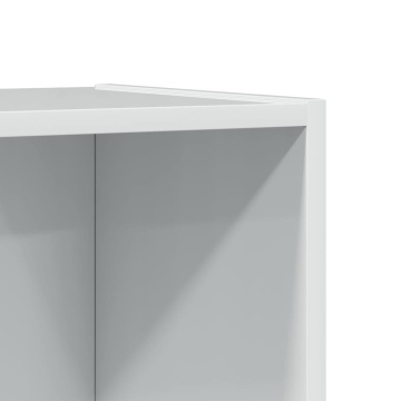 Bibliotecă, alb extralucios, 40x30x189 cm, lemn prelucrat - Img 6