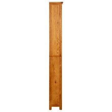 Bibliotecă cu 6 rafturi, 80 x 22,5 x 180 cm, lemn masiv stejar - Img 3