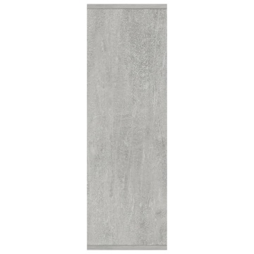 Bibliotecă/Dulap, gri beton, 50x25x80 cm, lemn prelucrat - Img 8