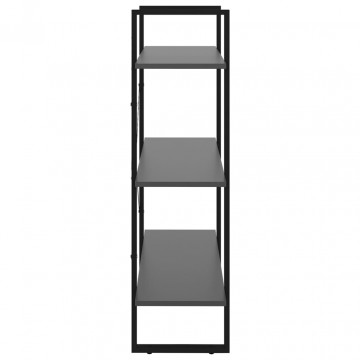 Bibliotecă, gri, 80x30x105 cm, PAL - Img 4