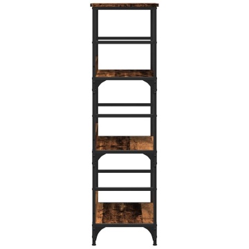 Bibliotecă, lemn vechi, 50x33x117,5 cm, lemn prelucrat - Img 8