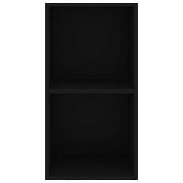 Bibliotecă, negru, 40x30x76,5 cm, lemn prelucrat - Img 4