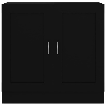 Bibliotecă, negru, 82,5 x 30,5 x 80 cm, PAL - Img 5