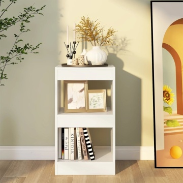 Bibliotecă/Separator cameră, alb, 40x30x72 cm - Img 8