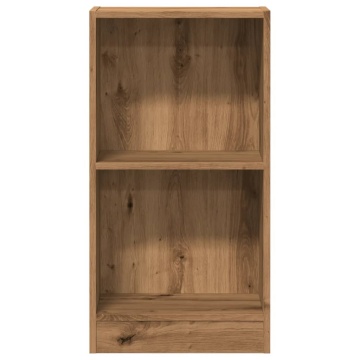 Bibliotecă, stejar artizanal, 40x24x76 cm, lemn prelucrat - Img 4