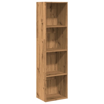 Bibliotecă, stejar artizanal, 40x30x152 cm, lemn prelucrat - Img 2