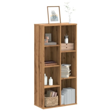 Bibliotecă, stejar artizanal, 50x25x105 cm, lemn prelucrat - Img 1