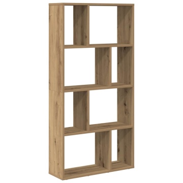 Bibliotecă, stejar artizanal, 60x20x120 cm, lemn prelucrat - Img 2