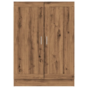 Bibliotecă, stejar artizanal, 82,5x30,5x115 cm, lemn prelucrat - Img 8
