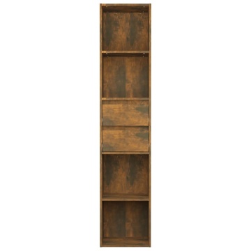 Bibliotecă, stejar fumuriu, 36x30x171 cm, lemn prelucrat - Img 3