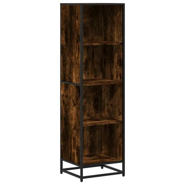 Bibliotecă, stejar fumuriu, 40x35x139 cm, lemn prelucrat - Img 2