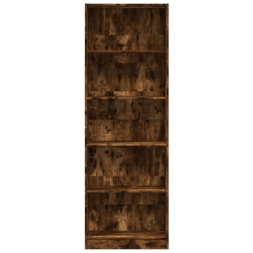 Bibliotecă, stejar fumuriu, 60x24x176 cm, lemn prelucrat - Img 4