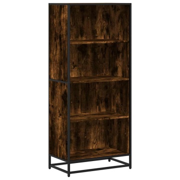 Bibliotecă, stejar fumuriu, 60x35x139 cm, lemn prelucrat - Img 2