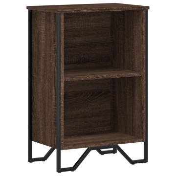 Bibliotecă, stejar maro, 50x31x74,5 cm, lemn prelucrat - Img 2