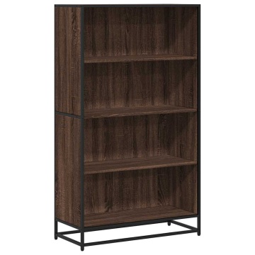 Bibliotecă, stejar maro, 80,5x35x139 cm, lemn prelucrat - Img 2