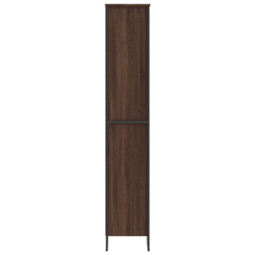 Bibliotecă, stejar maro, 80x31x169 cm, lemn prelucrat - Img 8