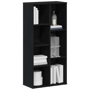 Bibliotecă, stejar negru, 50x25x104 cm, lemn prelucrat - Img 4