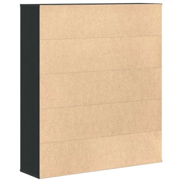 Bibliotecă Stejar negru 89x24x101,5 cm Lemn prelucrat - Img 5