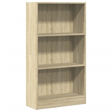 Bibliotecă, stejar sonoma, 60x24x109 cm, lemn prelucrat - Img 2