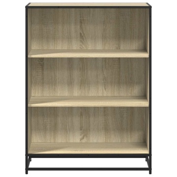 Bibliotecă, stejar Sonoma, 80,5x35x107,5 cm, lemn prelucrat - Img 4